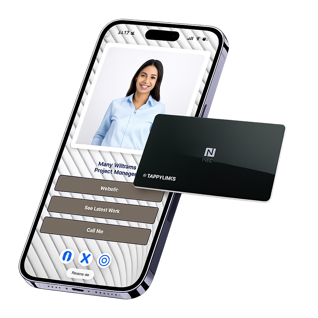 NFC Digital Business Card by TappyLinks